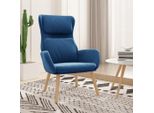 Bei Cloris Reclinabile In Velluto Blu - Tv & Reclinabile Nuovo4060664 1Pacco