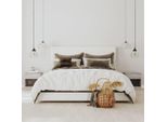 Maison Exclusive - Comodini 2 Pz. Con Cassetto Grigio Cemento