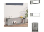 Vidaxl Mobile Tv Grigio Cemento 100X24X32 Cm Materiale A Base Di Legno - Mobili Tv