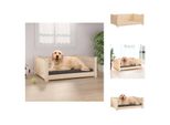 Vidaxl Letto Per Cani 75,5X55,5X28 Cm In Legno Di Pino Massiccio - Letti Per Cani