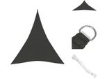 Vidaxl Tenda Da Sole 160 G/M² Antracite 4X5X5 M Hdpe - Ombrelloni E Tende Da Sole