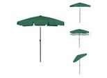 Vidaxl Ombrellone Verde 180X120 Cm - Ombrelloni E Tende Da Sole