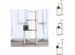 Vidaxl Albero Tiragraffi Con Tiragraffi In Sisal Grigio Chiaro 147 Cm - Alberi Tiragraffi