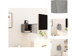 Vidaxl Mobile Tv A Parete Grigio Sonoma 30,5X30X30 Cm - Mobili Tv