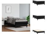 Vidaxl Letto A Molle Insacchettate Nero 90X200 Cm In Pelle Finta - Letti E Strutture Letto