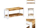 Mobile Tv Vidaxl 90 X 30 X 40 Cm In Legno Massiccio Di Mango - Mobili Tv