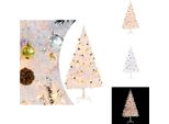 Vidaxl Albero Di Natale Artificiale Con Luci E Decorazioni Bianco 210 Cm - Alberi Di Natale