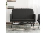 The Living Store Panca Nera 107X80X81 Cm In Pelle Finta