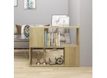 The Living Store Mobile Tv Rovere Sonoma 80X24X63 Cm Materiale Legno