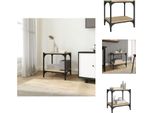 Mobile Tv Vidaxl Rovere Sonoma 40X33X41 Cm Materiale A Base Di Legno E Acciaio - Mobili Tv