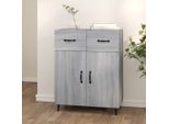 Maison Exclusive - Credenza Grigio Sonoma 69,5X34X90 Cm Materiale Ligneo