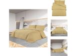 Vidaxl Set Di Biancheria Da Letto Taupe 135X200 Cm Copripiumino In Microfibra Leggera