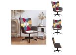 Vidaxl Poltrona Relax Tessuto Patchwork - Poltrona