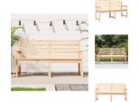 Vidaxl Panca Da Giardino 159,5X48X91,5 Cm In Legno Di Pino Massiccio - Panche Da Giardino