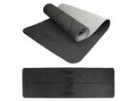 Lifefit Yoga Mat Lotos Duo, 183X58X0,6Cm, Nero