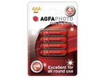 Batteria Allo Zinco Agfaphoto 1,5 V, R03/AAA, Blister 4 Pezzi