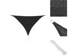 Vidaxl Tenda Da Sole Hdpe Triangolare 3,6X3,6X3,6 M Antracite - Ombrelloni E Tende Da Sole