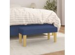 Panca The Living Store Blu 70X30X30 Cm In Tessuto