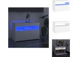 Vidaxl Mobile Tv Con Luci Led Bianco 60X35X40 Cm - Mobili Tv