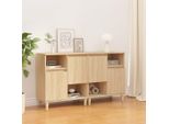 The Living Store Credenze 2 Pezzi Rovere Sonoma 60X35X70 Cm Materiale A Base Di Legno