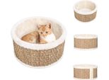 Vidaxl Cestino Per Gatti Rotondo 36 Cm In Erba Di Mare - Tiragraffi