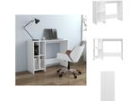 Vidaxl Scrivania Bianca 102,5X35X75 Cm In Legno - Scrivanie