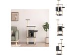 Vidaxl Albero Tiragraffi Con Graffiatoi In Sisal Grigio Scuro 132 Cm - Alberi Tiragraffi