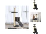 Vidaxl Albero Tiragraffi Con Graffiatoi In Sisal Grigio Scuro 92 Cm - Alberi Tiragraffi