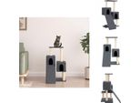 Vidaxl Albero Tiragraffi Con Tiragraffi In Sisal Grigio Scuro 82 Cm - Alberi Tiragraffi