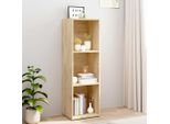Vidaxl Libreria/Tv In Rovere Sonoma 36X30X114 Cm In Legno - Libreria - Librerie - Libreria - Librerie