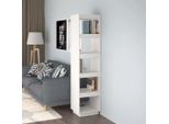Maison Exclusive - Libreria/Divisorio Bianco 40X35X167 Cm In Legno Massello Di Pino