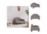 Vidaxl Letto Per Cani Taupe 50X40X30 Cm In Tessuto - Letti Per Cani