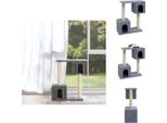 Vidaxl Albero Tiragraffi Con Graffiatoi In Sisal Grigio Chiaro 60 Cm - Alberi Tiragraffi