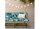 Il Divano The Living Store Centre Con Cuscini In Legno Di Pino Impregnato