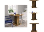 Vidaxl Tavolo Da Pranzo In Rovere Fumé 80X80X75 Cm Materiale A Base Di Legno - Tavoli Da Pranzo