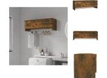 Vidaxl Armadio Rovere Fumé 100X32,5X35 Cm Materiale Legno - Armadi