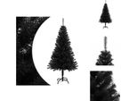 Vidaxl Albero Di Natale Artificiale Con Supporto Nero 150 Cm Pvc - Alberi Di Natale