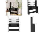 Vidaxl Comò Con Illuminazione A Led 100X40X135 Cm Mdf Nero - Comò - Tavoli Da Toilette - Cassettiere - Cassettiere
