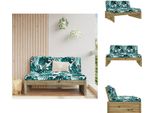 Vidaxl Divano Centrale 120X80 Cm In Legno Di Pino Impregnato - Elementi Per Divani Da Giardino