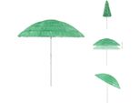 Vidaxl Ombrellone Hawaii Verde 240 Cm - Ombrelloni E Tende Da Sole
