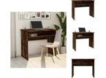 Vidaxl Scrivania In Rovere Fumé 90X50X74 Cm Materiale A Base Di Legno - Scrivanie