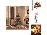 Vidaxl Luci Led Da Fata Con 2000 Led Bianco Caldo 17 M Pvc - Illuminazione Di Natale