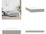 Vidaxl Materasso A Molle Insacchettate Grigio Chiaro 80X200X20 Cm - Materasso A Molle Insacchettate - Materassi A Molle Insacchettate - Materasso - Arredamento Camera Da Letto
