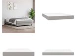 Vidaxl Materasso A Molle Insacchettate Grigio Chiaro 140X200X20 Cm - Materasso A Molle Insacchettate - Materassi A Molle Insacchettate - Materasso - Arredamento Camera Da Letto