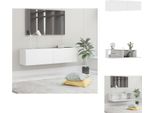 Mobile Tv Vidaxl Bianco 120X30X30 Cm In Legno - Mobili Tv