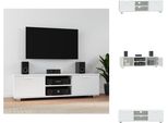 Mobile Tv Vidaxl Bianco 140X40,5X35 Cm In Legno - Mobili Tv