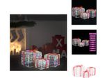 Vidaxl Led Scatole Regalo 3 Pz. Decorazione Natalizia Multicolore - Luci Di Natale