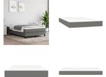 Vidaxl Materasso A Molle Insacchettate Grigio Scuro 120X200X20 Cm - Materasso A Molle Insacchettate - Materassi A Molle Insacchettate - Materasso - Mobili Per La Camera Da Letto