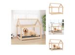 Vidaxl Letto Per Cani 81X60X70 Cm In Legno Di Pino Massiccio - Letti Per Cani