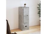 Best MöBel Vetrinetta Highboard Grigio Cemento 36X35,5X103,5 Cm Materiale Legno - Cassettiere CL4827427 1Pacco
